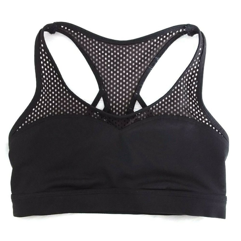 Hollister Cali Sport Black Strappy Bra